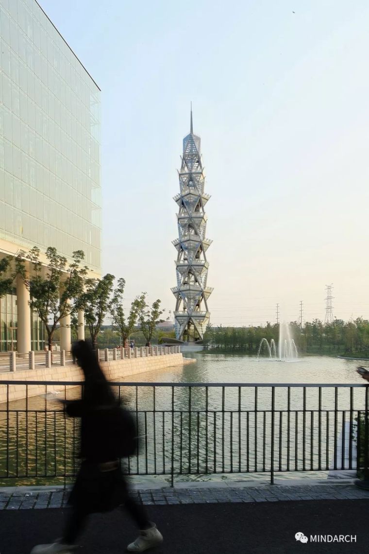 古塔钢结构资料下载-精神的地标---上海科技大学科技塔