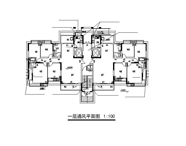 江西十八层小区住宅给排水全套施工图（含建筑、结构、电气）_4