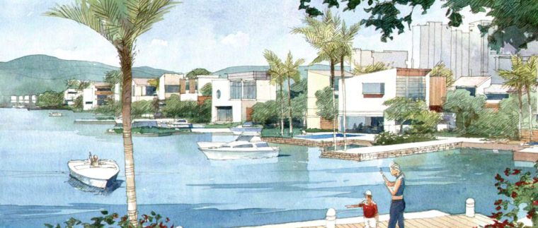 [海南]三亚清水湖整体城市规划设计（湿地，文化，可持续性）A-5 效果图