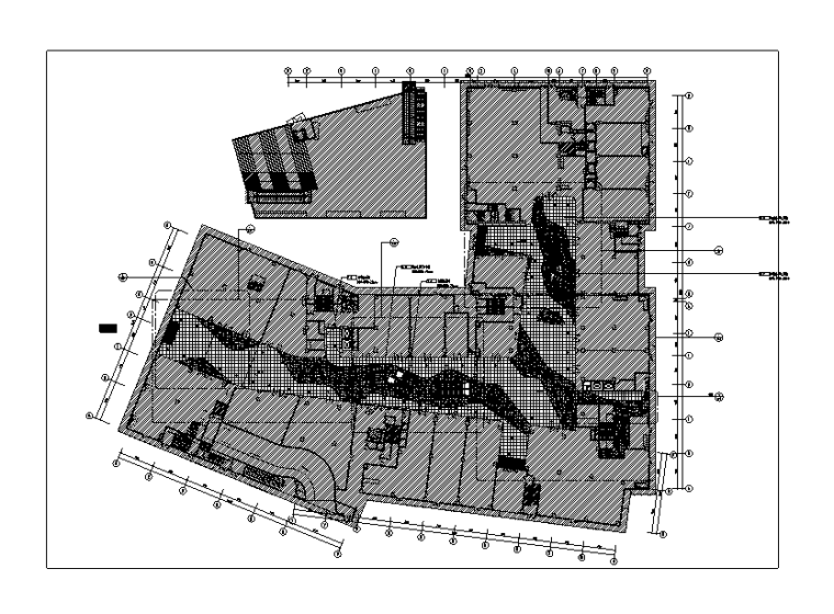 星光耀商业广场设计施工图（附效果图+方案文本+规范资料）-总地材图