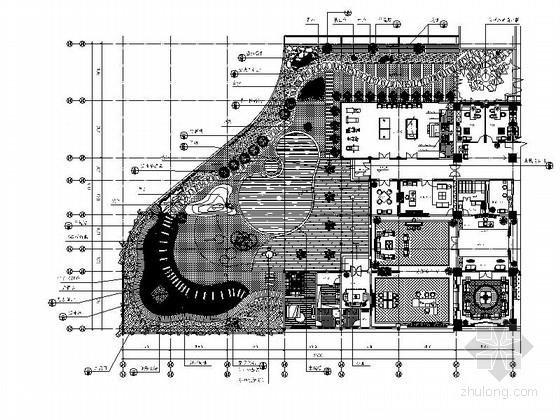 铺地大样图42资料下载-办公区环境景观项目规划设计施工图