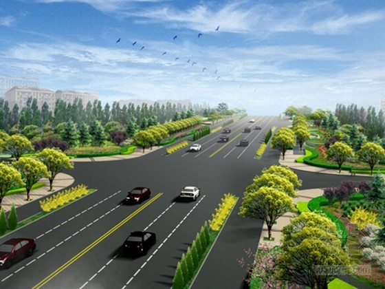 绿化隔离带道路资料下载-[安徽]中环线道路绿化工程招标文件