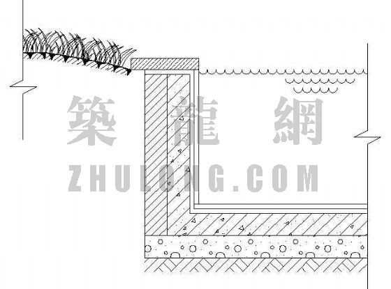 CAD驳岸做法详图资料下载-驳岸详图