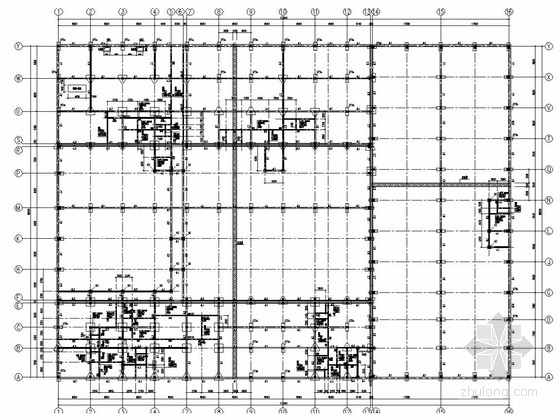 单层排架结构图资料下载-[南通]排架结构增资扩建联合厂房结构图（轻型钢屋面）