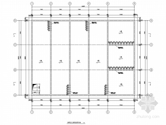 AO池平面图资料下载-废水处理站AO组合池结构施工图