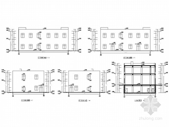 名都嘉年华SPA水疗资料下载-两层框架结构嘉年华游乐园城堡建筑结构施工图