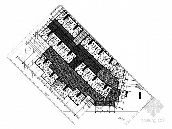 车库基础平面图资料下载-[重庆]地下一层框架结构车库结构施工图