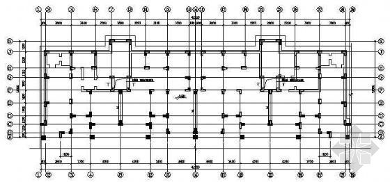 钢管混凝土格构柱结构图资料下载-某混凝土异型柱住宅结构图纸