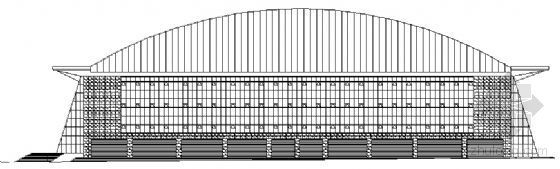 梁平体育馆图纸资料下载-[重庆市梁平县]某体育馆建筑幕墙施工图图