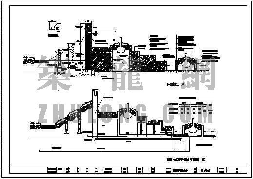 水景墙小品分析图资料下载-水景小品及跌水大样图