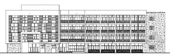2层图书馆建筑图资料下载-某四层图书馆建筑施工图