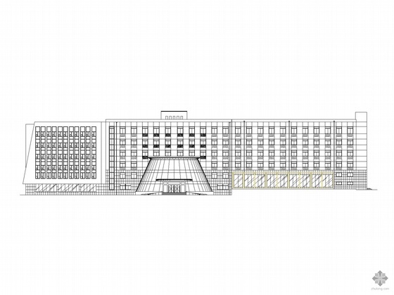 地下建筑施工图设计说明资料下载-[沈阳]某六层综合楼建筑施工图（含效果图及节能设计说明）