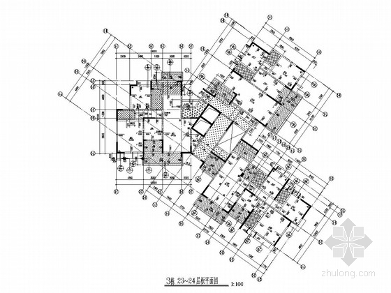 15层房屋基础图资料下载-[广东]26层剪力墙结构住宅楼结构施工图（地上部分图）