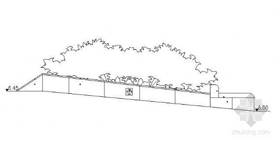 花坛cad做法资料下载-花坛中残疾人坡道做法