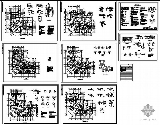 钢结构办公楼结构图纸资料下载-重庆某办公楼结构图