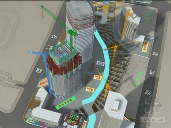 商业大厦工程量资料下载-[上海]商业大厦施工情况总结汇报（ppt 丰富图片）
