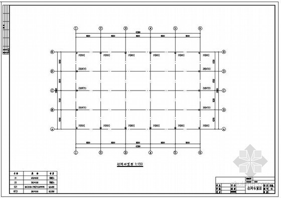 25M钢结构厂房资料下载-某单层轻钢厂房建筑结构设计图