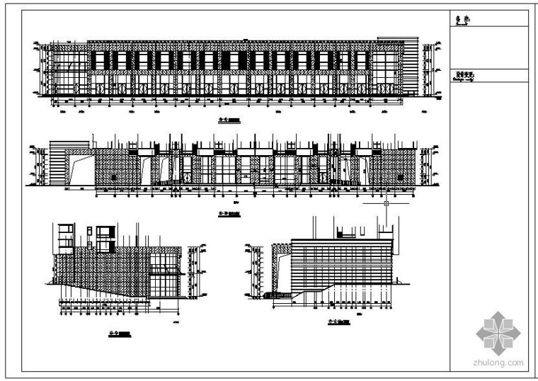 石材幕墙CAD设计说明资料下载-某住宅楼裙楼石材幕墙设计说明(含立面、平面图)