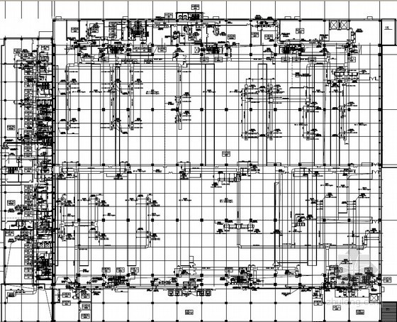 生产工厂平面布置图资料下载-[上海]大型工业生产型工厂通风空调及净化空调设计施工图