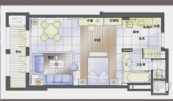 中式酒店概念设计汇报资料下载-酒店公寓概念设计展示