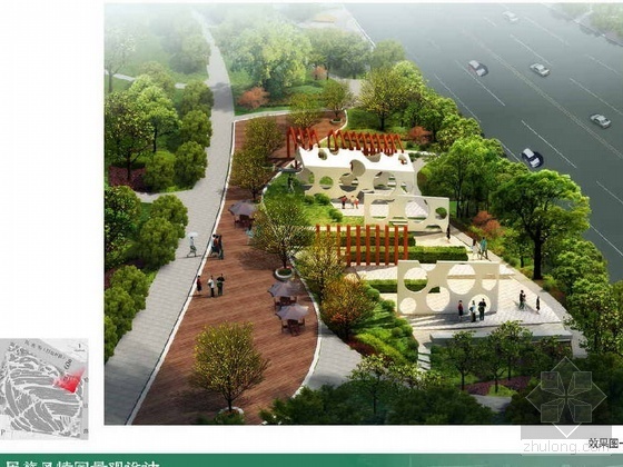 贵州民族风情园景观资料下载-内蒙城区民族风情园景观设计