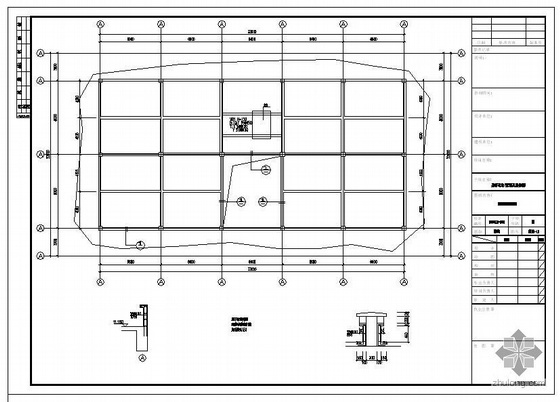 无锡市某客运站管理及服务楼结构图-3