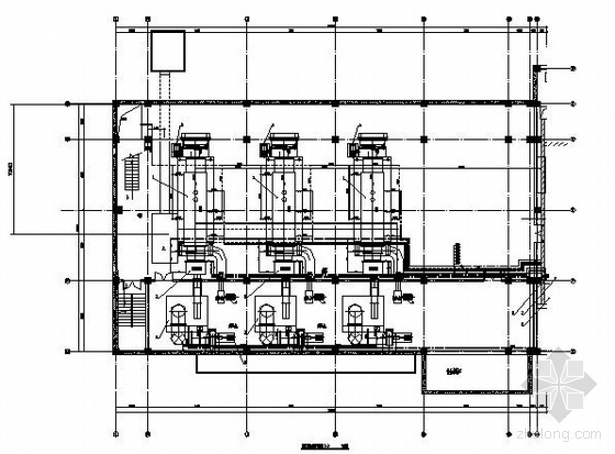 换热站CAD图纸资料下载-盖州市某锅炉房换热站图纸