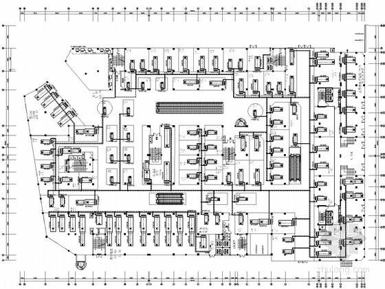海尔风冷热泵机组图纸资料下载-多层商业综合楼空调通风系统设计施工图（风冷模块机组）