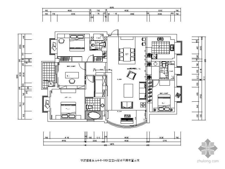 160平米四室二厅装修图(含实景)_1