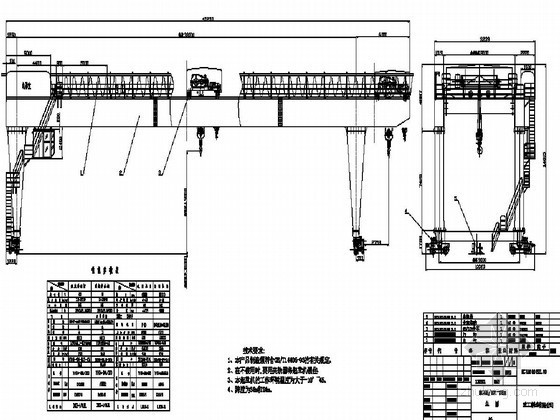 20龙门吊图纸资料下载-地铁盾构工程40T／15T龙门吊安装及拆卸专项方案34页