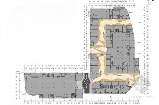 购物商场平面资料下载-[江苏]大型综合5层购物商场室内设计方案