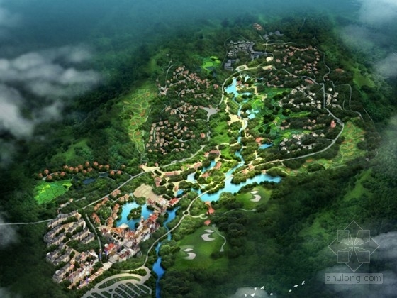 旅游园区设计方案实景资料下载-[青岛]某旅游区规划及单体设计方案文本（含CAD，动画）