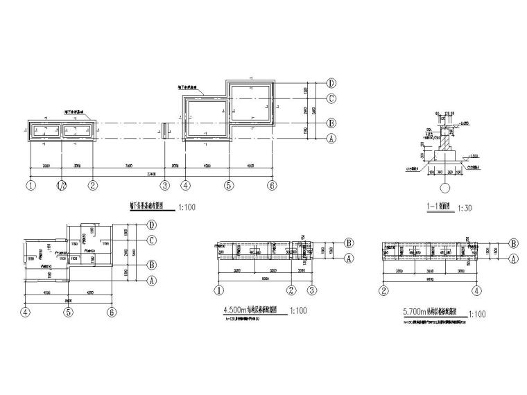 浙江省施工图传达室资料下载-一层砌体结构门卫传达室结构施工图