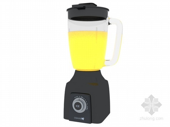 家用风管机cad资料下载-家用榨汁机3D模型下载