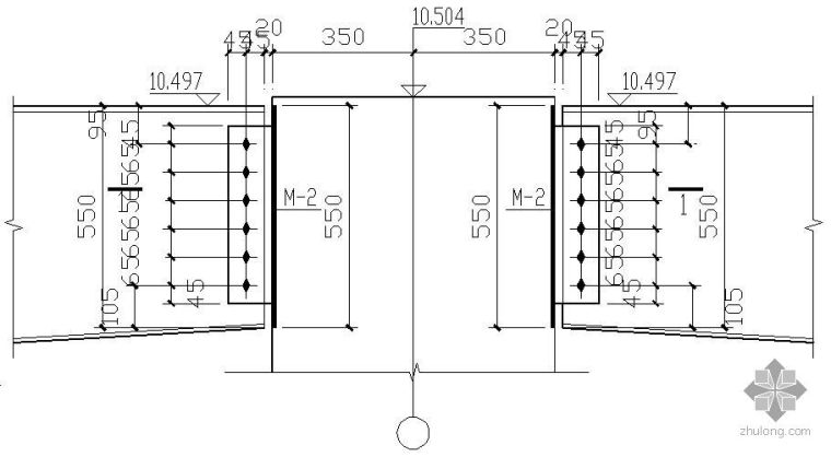 型钢柱与钢梁资料下载-某钢梁与混凝土柱节点构造详图(4)