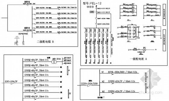 临电箱系统图资料下载-[湖南]超高层综合商业塔楼施工临电布置方案