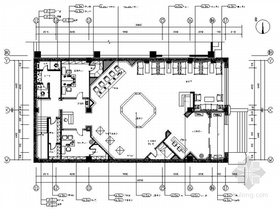 医疗康养养老综合体现状资料下载-[吉林]城市综合体现代售楼中心CAD装修图