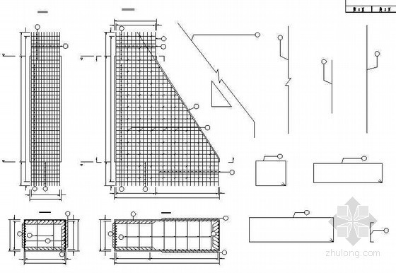 花瓶式肋板墩资料下载-连续钢构箱梁特大桥桥台肋板钢筋构造节点详图设计