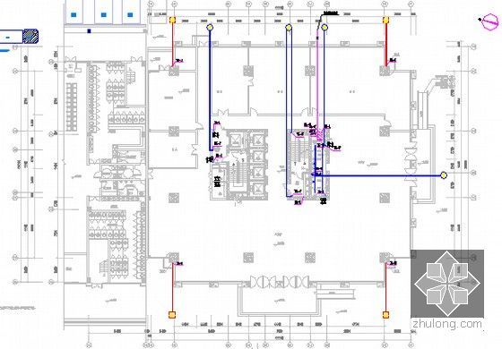 [安徽]综合客运站建筑及安装工程量清单计价实例(含全套图纸)-综合楼给排水平面图