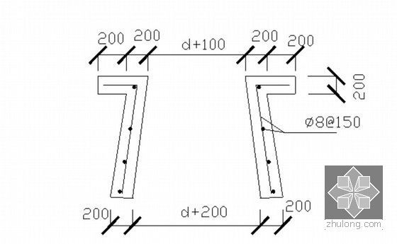 基础工程旋挖成孔灌注桩施工工法及应用实例-首道混凝土护壁示意图