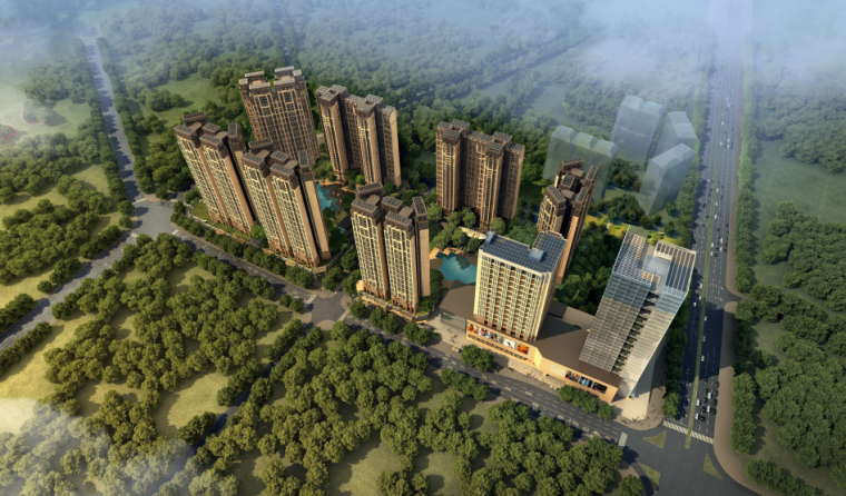 建筑设计效果资料下载-[广州]深圳城市更新项目居住建筑设计方案文本（PDF）