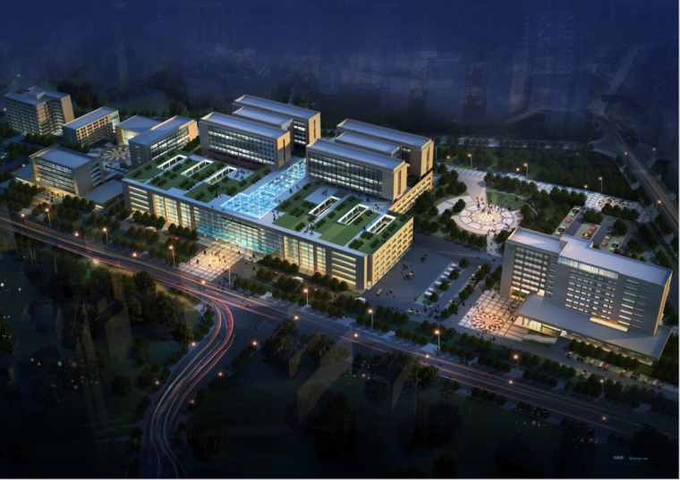 中医院规划建筑设计方案资料下载-[合集]五套综合性医院医院建筑设计方案文本（CAD+SU+文本）