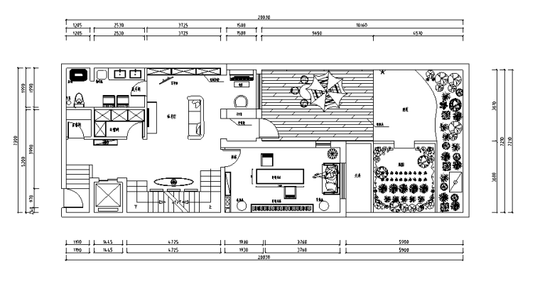 新古典床背景墙效果图资料下载-欧式古典风别墅设计施工图（附效果图）