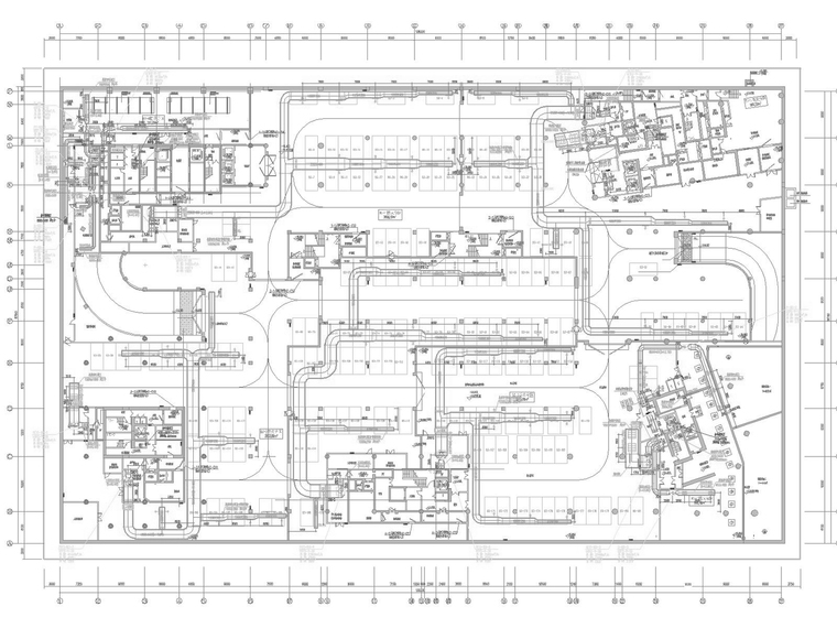 [广东]超高层商办综合中心暖通空调全系统设计施工图（人防设计）-地下三层通风平面图.jpg