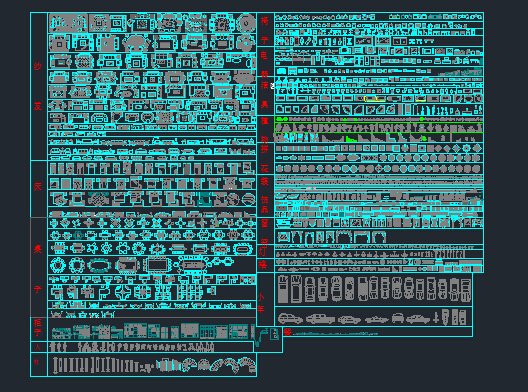 室内设计常用超级CAD图库大全-附件预览图1