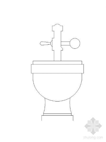 卫生洁具施工图集资料下载-卫生洁具图块集