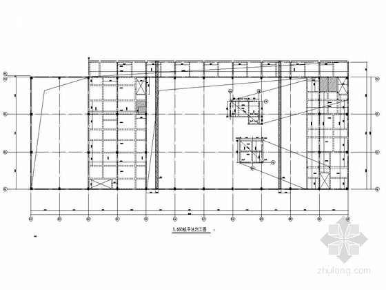 8.5万平国家一级综合汽车客运站结构施工图-B区5.650板平法施工图