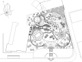 乡镇公园小游园景观设计CAD施工图图纸（含植物配置说明）