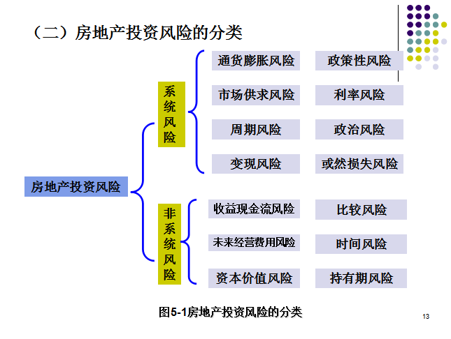 房地产投资分析基础（共52页）-房地产投资风险的分类