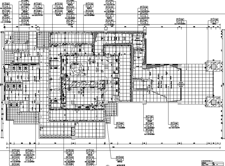 [四川]weclub酒吧空间设计施工图-地面材质图
